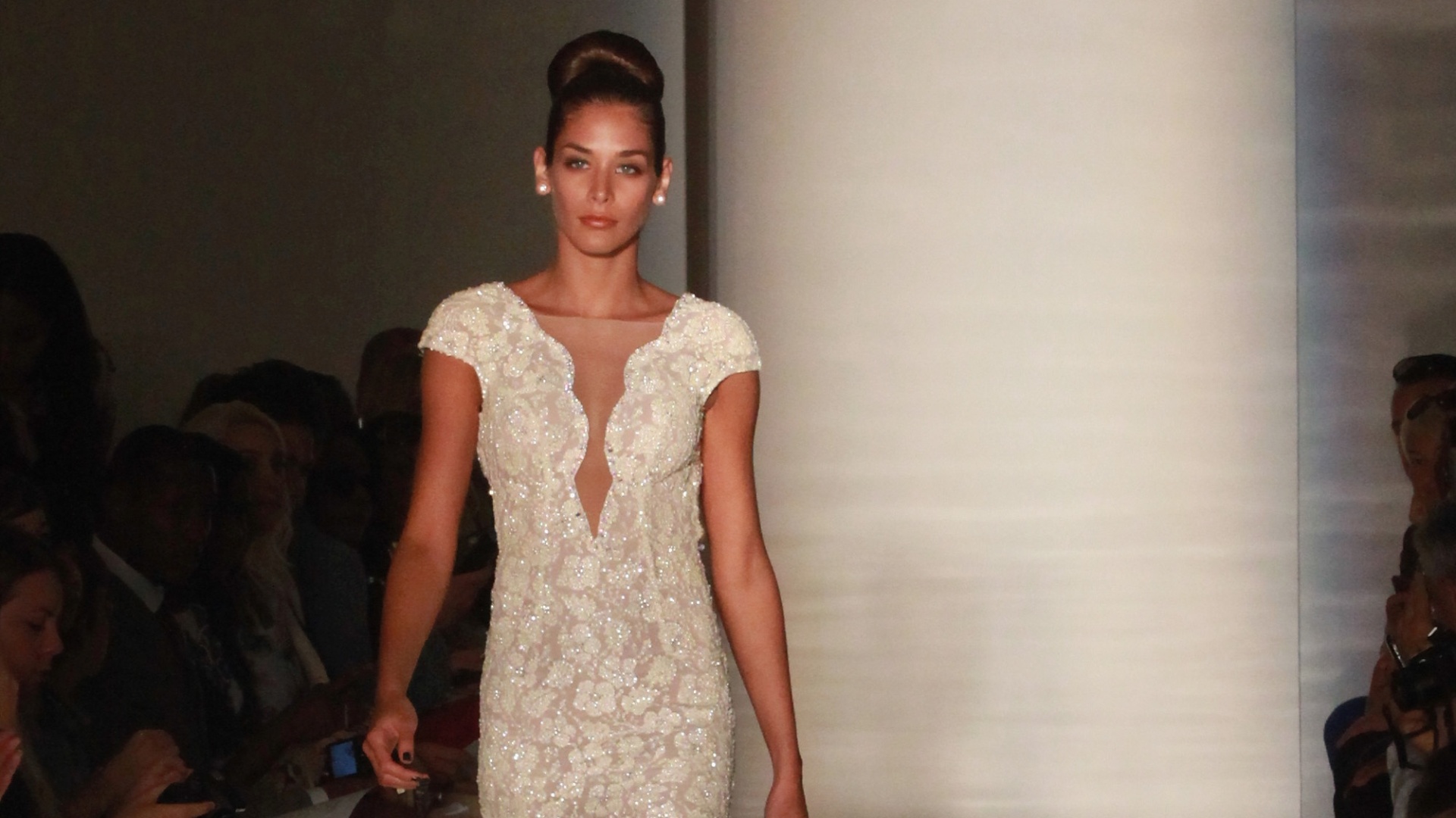 Desfile da estilista Sherri Hill na semana de moda de Nova York Primavera/Verão 2013 (07/09/2012) - Getty Images