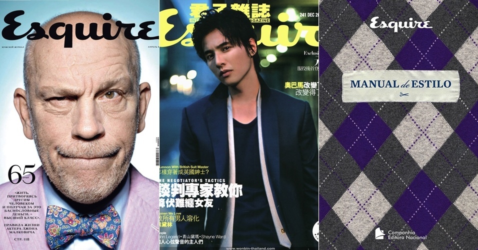 ESQUIRE (Hearst Corporation) é uma publicação norte-americana que existe desde 1932, publicada em mais de vinte países - Divulgação