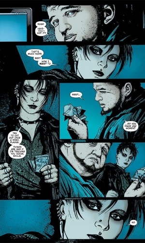 Página da graphic novel "Os Homens que Não Amavam as Mulheres", adaptação do best-seller de Stieg Larsson  - Reprodução