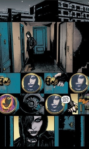 Página da graphic novel "Os Homens que Não Amavam as Mulheres", cuja versão cinematográfica foi dirigida por David Fincher - Reprodução