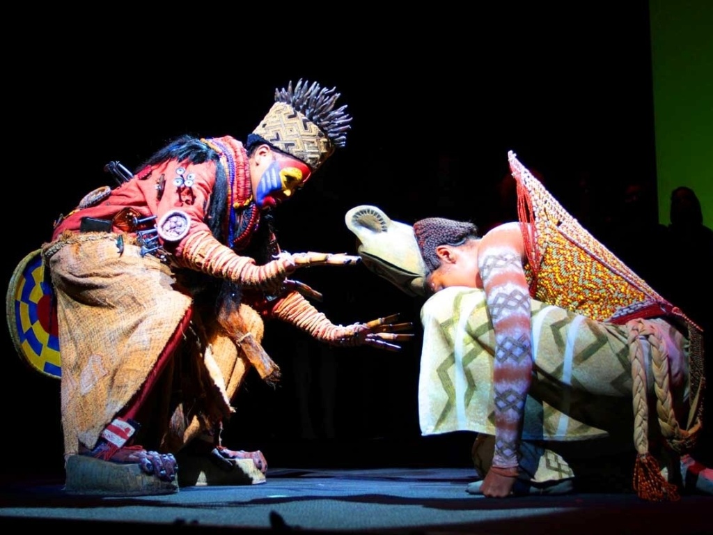 Cena do musical "O Rei Leão", que estreia no Brasil em março de 2013. A peça é inspirada em contos bíblicos e Shakespeare e tem trilha sonora de Gilberto Gil (2/10/12) - Orlando Oliveira/AgNews