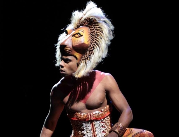 Cena do musical "O Rei Leão", que estreia no Brasil em março de 2013. A peça é inspirada em contos bíblicos e Shakespeare e tem trilha sonora de Gilberto Gil (2/10/12) - Orlando Oliveira/AgNews