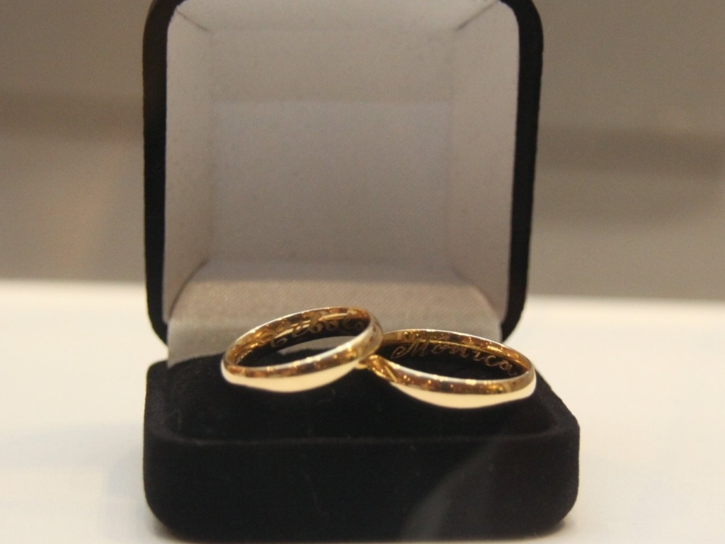 As alianças simbólicas de Mônica e Cebolinha, recém-casados na "Turma da Mônica Jovem" - Graça Paes/Foto Rio News