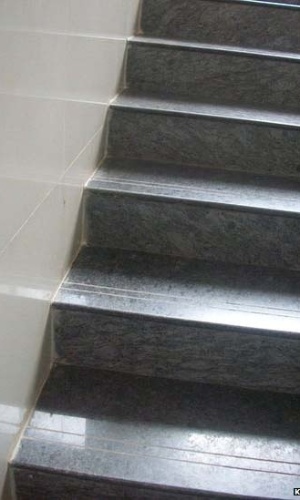 Esta imagem, de Krishna, foi feita diante de uma escadaria em Bangalore, em 2010, durante um workshop de fotografia realizado em um hospital de olhos para marcar o Dia Mundial da Visão.  - Krishna