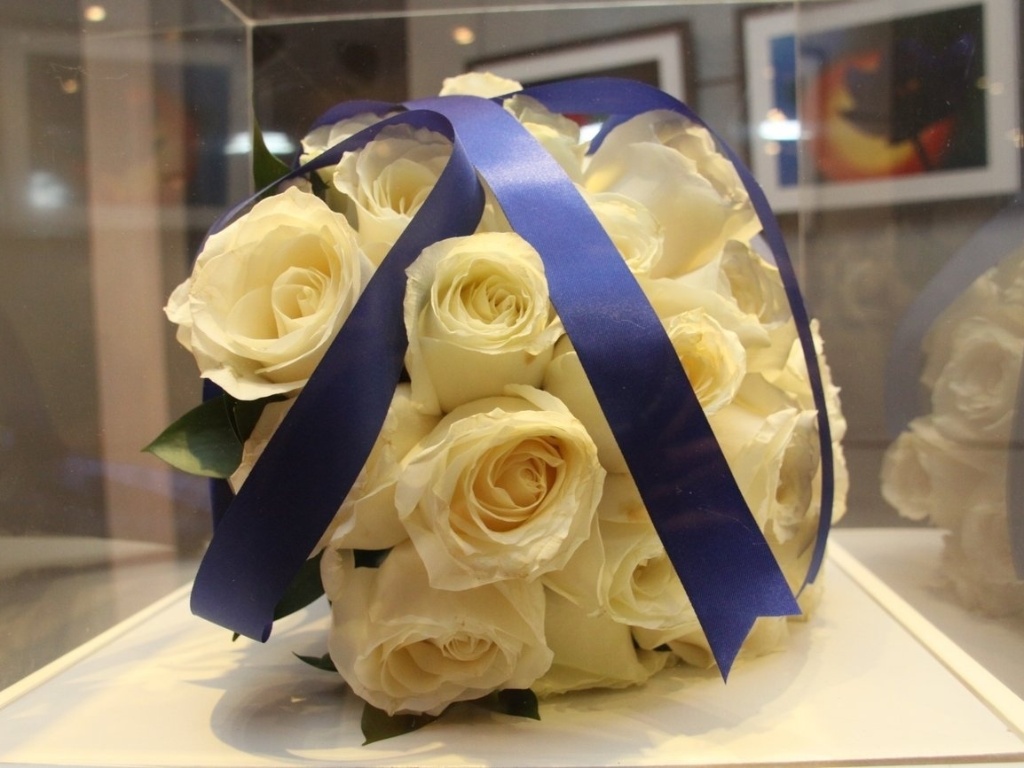 O buquê do casamento entre Mônica e Cebolinha, celebrado no Rio de Janeiro - Graça Paes/Foto Rio News