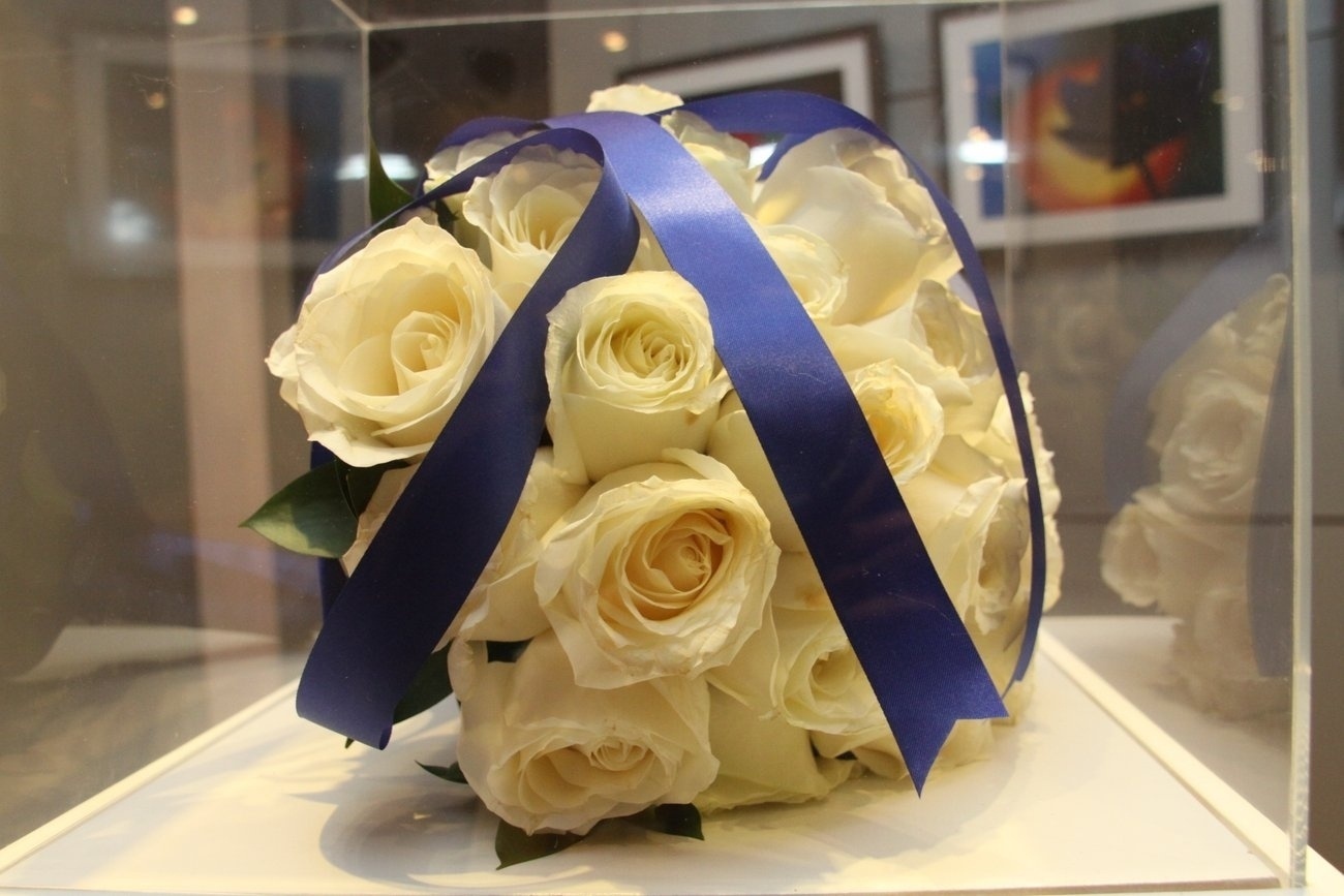 O buquê do casamento entre Mônica e Cebolinha, celebrado no Rio de Janeiro - Graça Paes/Foto Rio News