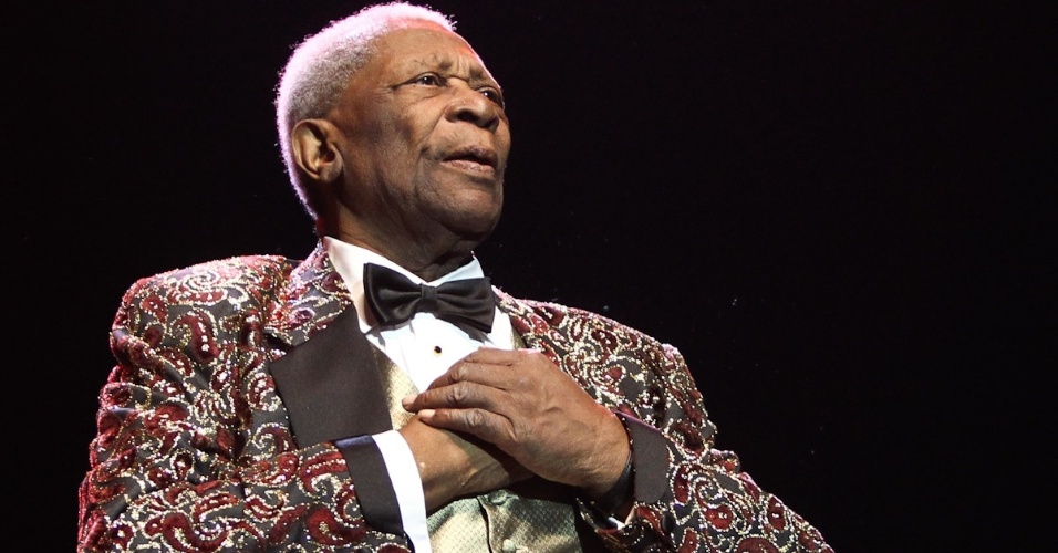B.B. King durante apresentação em São Paulo na noite de sexta (5/10/2012) - Manuela Scarpa/Foto Rio News