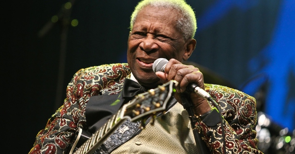B.B. King durante apresentação em São Paulo na noite de sexta (5/10/2012) - Manuela Scarpa/Foto Rio News