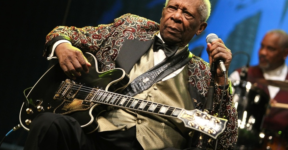 B.B. King durante apresentação em São Paulo na noite de sexta (5/10/2012) - Manuela Scarpa/Foto Rio News