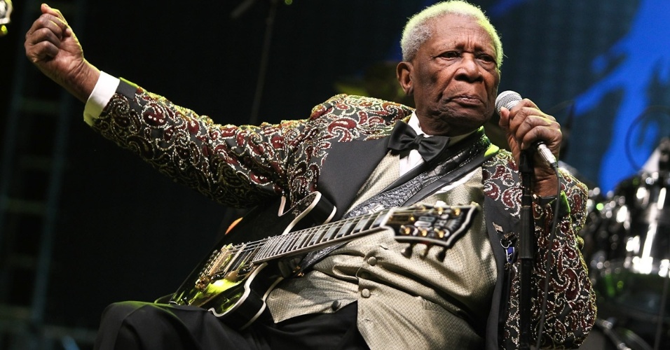 B.B. King durante apresentação em São Paulo na noite de sexta (5/10/2012) - Manuela Scarpa/Foto Rio News