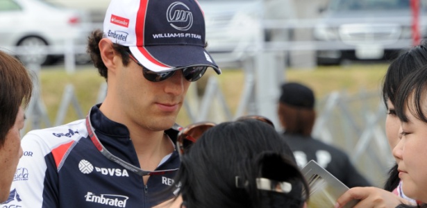 Bruno Senna está fora da Williams para 2013; equipe terá Maldonado e Bottas - Toshifumi Kitamura/AFP