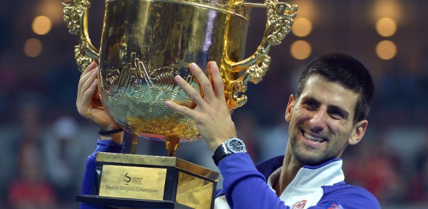 Novak Djokovic conquistou o tricampeonato do ATP 500 de Pequim  - AFP PHOTO/Mark RALSTON