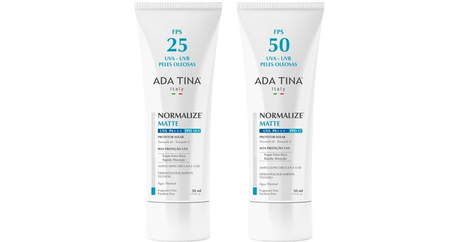 Ada Tina Normalize Matte com FPS 50 ou FPS 25 - Divulgação