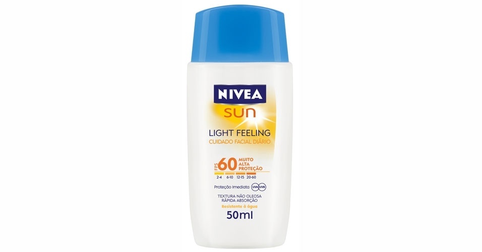 Nivea Sun Fluido Facial Light Feeling - Divulgação