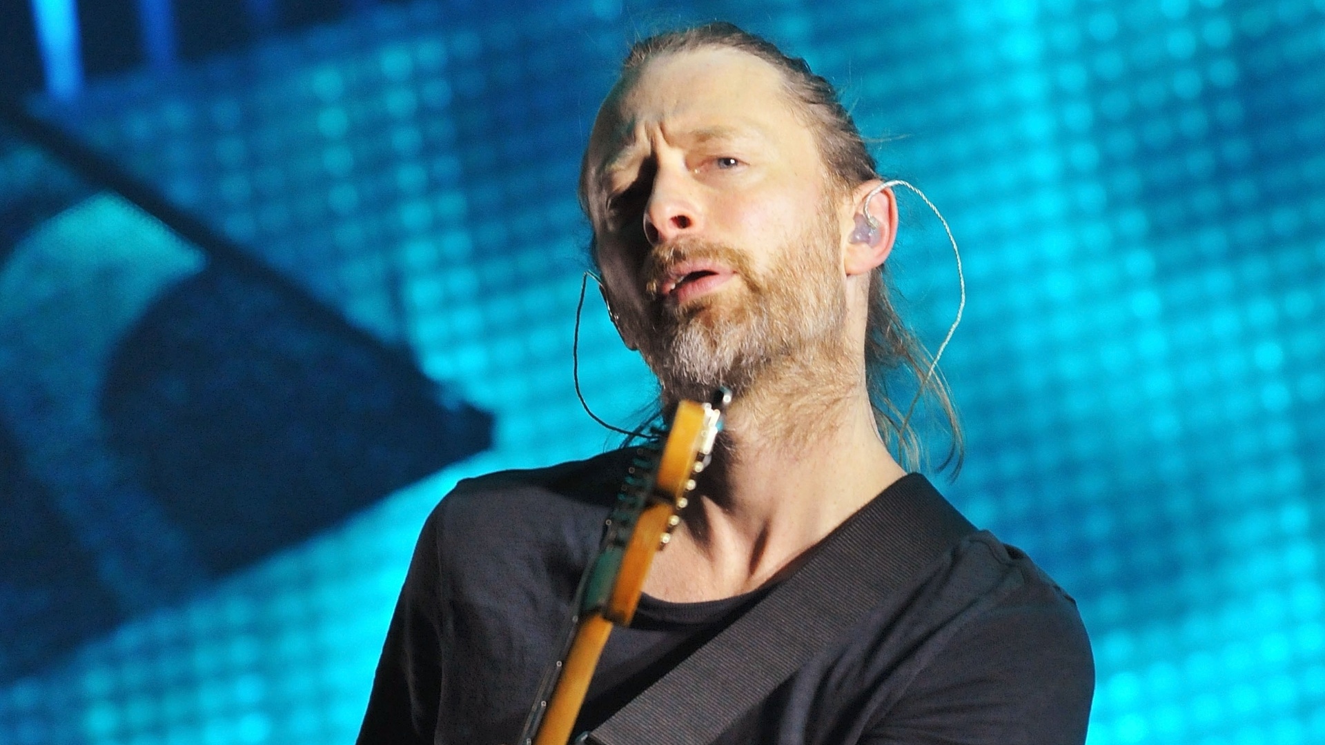 Thom Yorke em show da banda inglesa Radiohead em Londres/Inglaterra (8/10/2012) - Getty Images