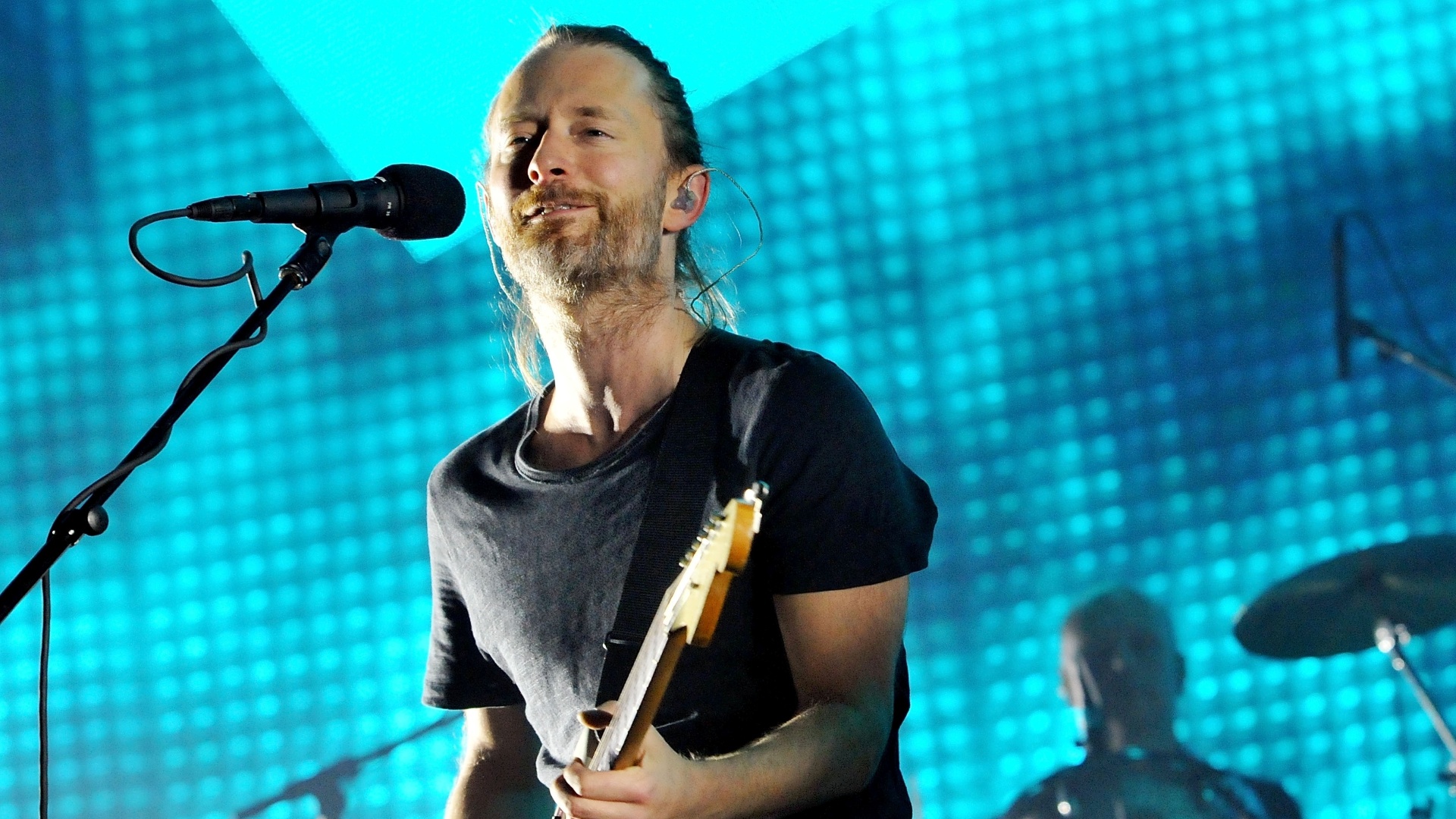 Thom Yorke em show da banda inglesa Radiohead em Londres/Inglaterra (8/10/2012) - Getty Images