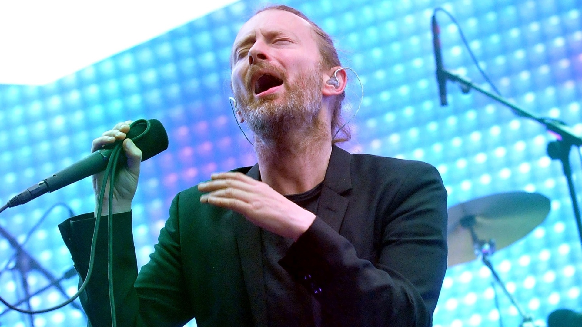 Thom Yorke em show da banda inglesa Radiohead em Londres/Inglaterra (8/10/2012) - Getty Images