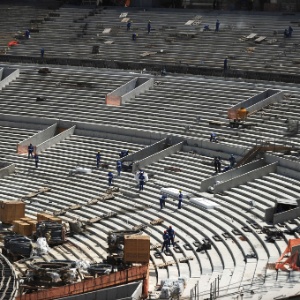 Maracanã segue em obras; estádio tem cronograma apertado e é o maior desafio da organização