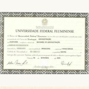 Diploma da UFF oferecido em site por R$ 410 - Reprodução