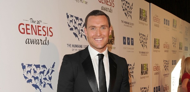O ator Owain Yeoman, da série "The Mentalist", vai a evento na Califórnia (24/3/12)