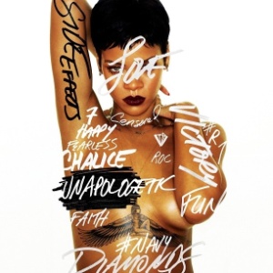 Capa do novo disco da cantora Rihanna, "Unapologetic" - Reprodução/Twitter