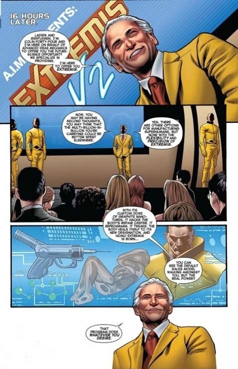Gillen Land e Leisten Guru são os autores da HQ "Iron Man # 1". A Marvel divulgou sete páginas da HQ na Comic-Con de Nova York - Divulgação/Marvel