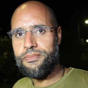 Saif al-Islam Gaddafi, filho do ex-líder líbio Muammar Gaddafi  - Imed Lamloum/AFP