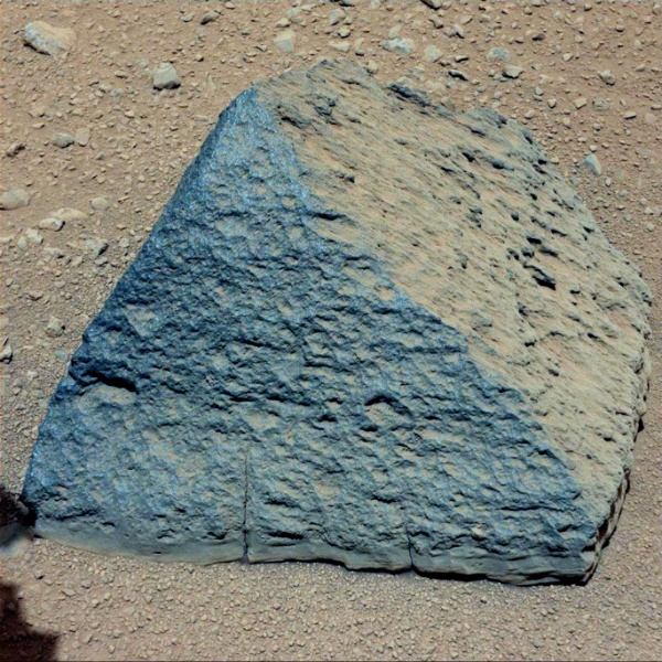 O robô "Curiosity", da Nasa, encontrou em Marte uma pedra com uma composição mais variada do que as encontradas até então no planeta vermelho. A rocha, que foi a primeira a ser estudada mais profundamente pelo robô, se parece com rochas do interior da Terra