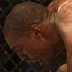 Phil Davis aplica golpe em Wagner Caldeirão; norte-americano venceu o brasileiro por finalização no segundo round - Marcelo Sayão/EFE