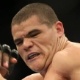 Wagner Caldeirão tenta golpe contra Phil Davis; norte-americano venceu o brasileiro por finalização no segundo round - Marcelo Sayão/EFE
