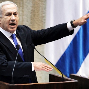 Benjamin Netanyahu, primeiro-ministro de Israel, discursa na abertura da sessão de inverno do Knesset, o parlamento israelense