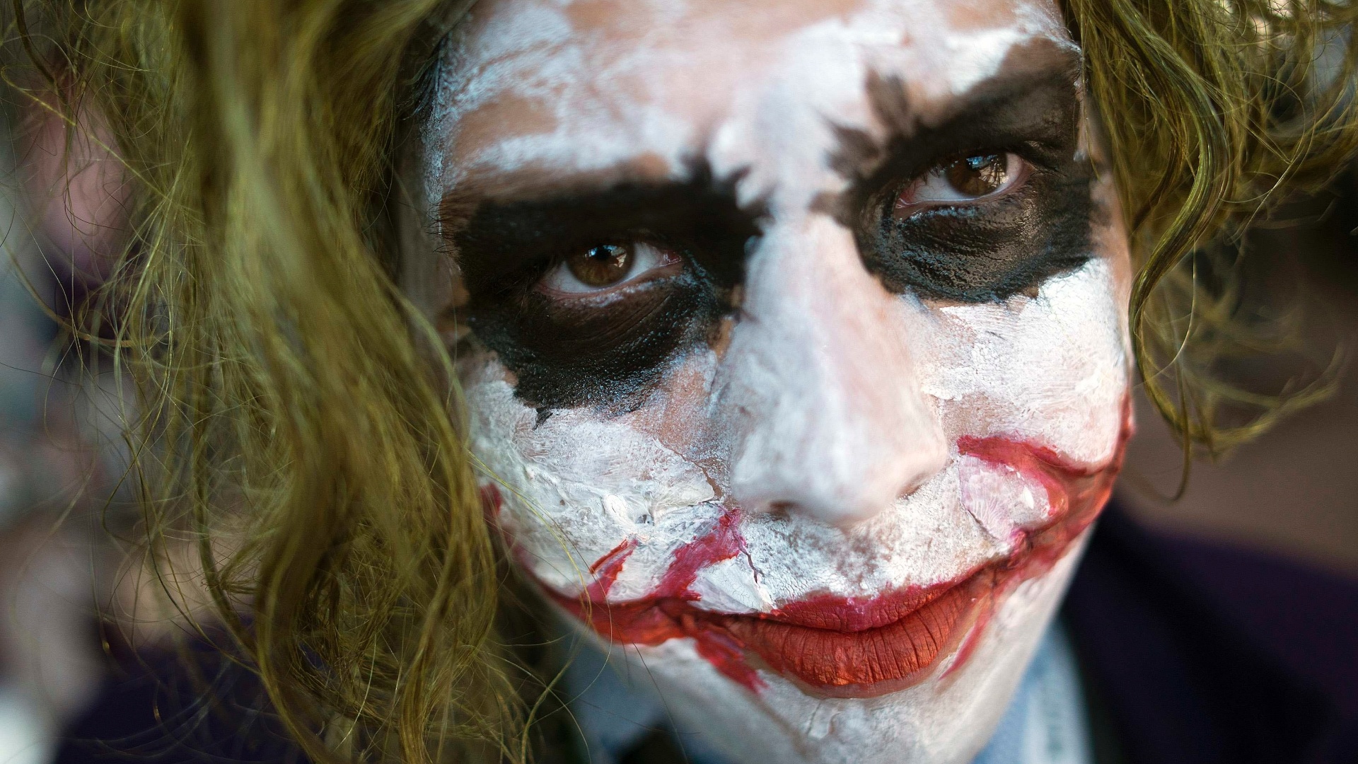 Fã de Batman, Frank Radice se veste como o personagem Coringa durante a New York Comic-Con (12/10/12) - REUTERS/Keith Bedford