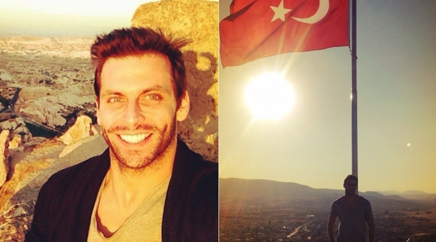Henri Castelli divulgou imagens das férias na Turquia (15/10/12). "Um lugar especial pra curtir com gente especial", escreveu ele por meio de sua página do Twitter