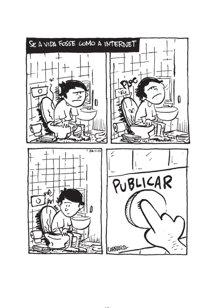 "Se A Vida Fosse Como a Internet", HQ de Pablo Carranza - Divulgação