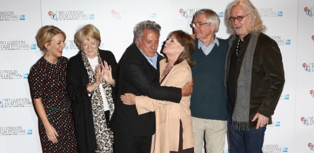 Sheridan Smith, Maggie Smith, o diretor Dustin Hoffman, Pauline Collins, Tom Courtenay e Billy Connolly lançam o filme "Quartet" (15/10/12) - Getty Images