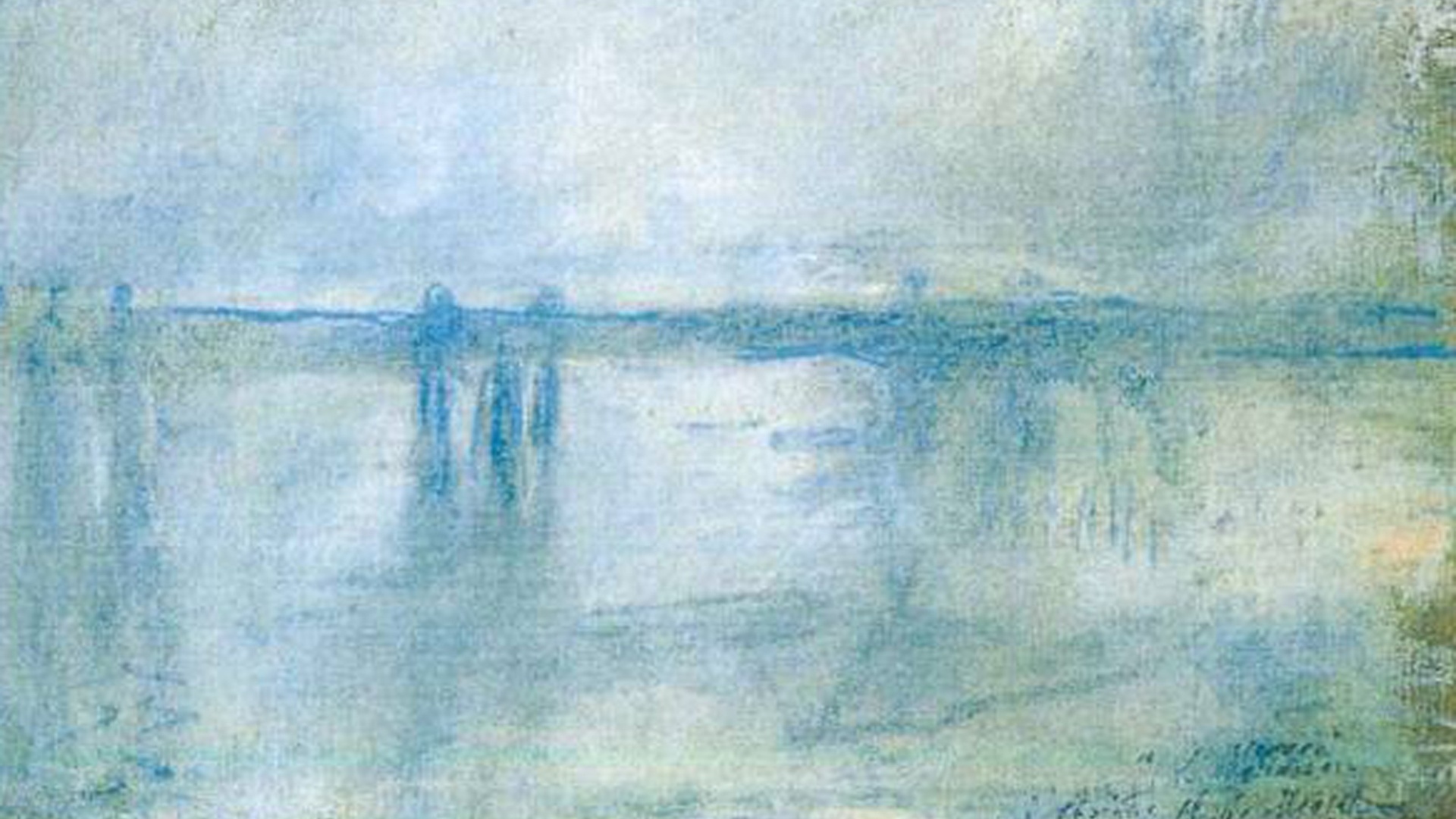 "Ponte de Charing Cross, Londres" (1901), de Claude Monet - Claude Monet/AP Photo/Police Rotterdam