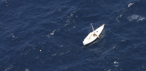 Barco, com um único ocupante, foi encontrado a cerca de 500 quilômetros a leste de Sydney, na Austrália - Efe
