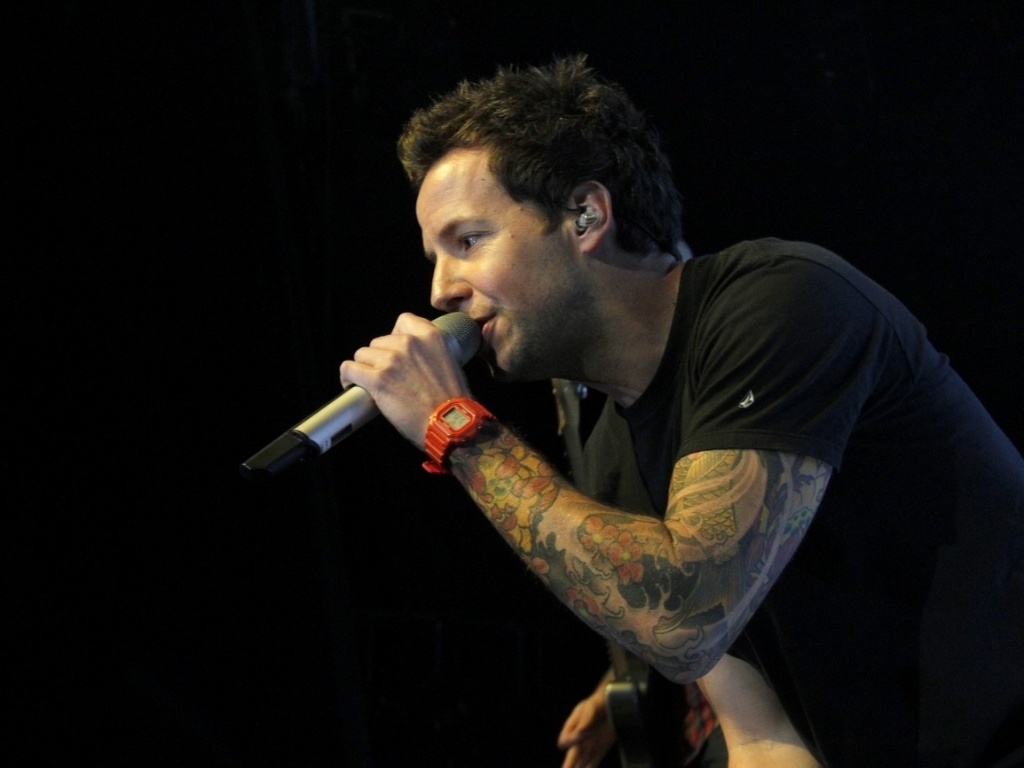 A banda canadense de rock Simple Plan se apresenta no Citibank Hall, na Barra da Tijuca, Rio de Janeiro (17/10/12) - Roberto Filho/AgNews