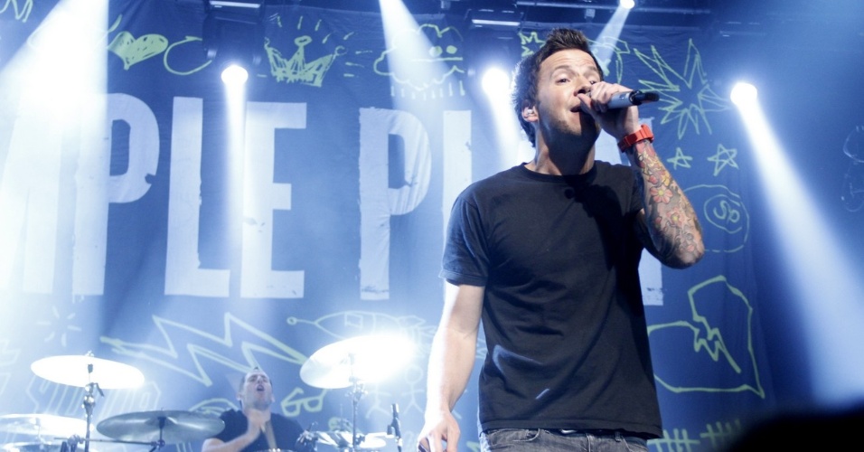 A banda canadense de rock Simple Plan se apresenta no Citibank Hall, na Barra da Tijuca, Rio de Janeiro (17/10/12) - Roberto Filho/AgNews