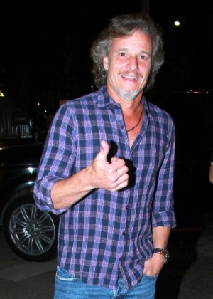 Marcello Novaes na festa de término de gravações de "Avenida Brasil", em 2012