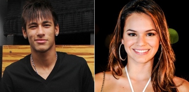 Neymar, craque do Santos, e Bruna Marquezine estão juntos há cerca de um mês  - AgNews, Divulgação