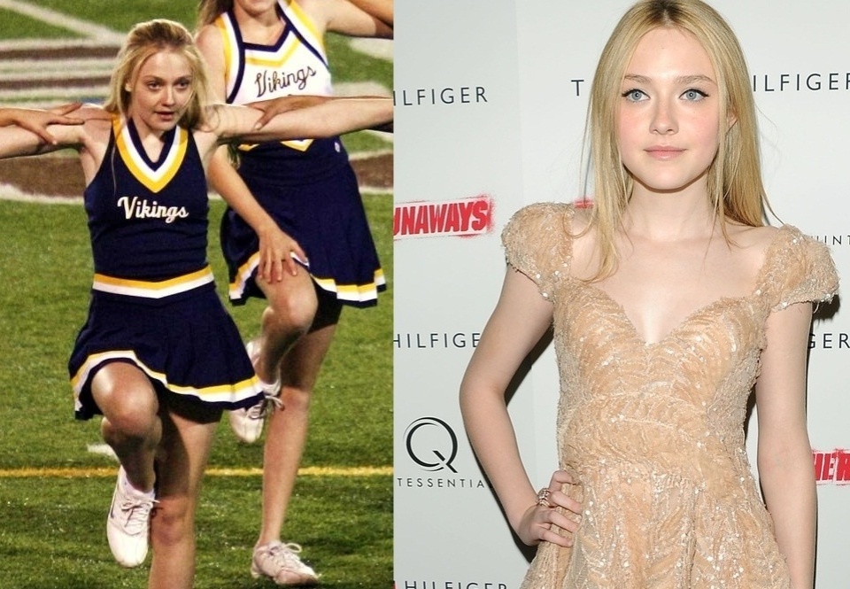 A atriz-mirim norte-americana Dakota Fanning era líder de torcida quando mais jovem  - Getty Images