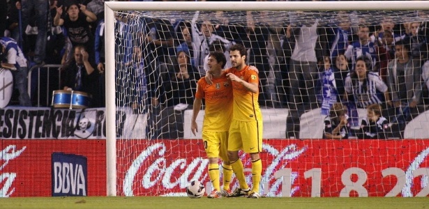 Messi brilhou em vitória do Barcelona sobre o Deportivo La Coruña neste sábado - Cabalar/EFE