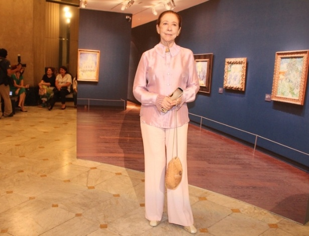 A atriz Fernanda Montenegro visita o CCBB para estreia da exposição "Impressionismo: Paris e a Modernidade", com obras Museu D'Orsay, no Rio de Janeiro (22/10/12)