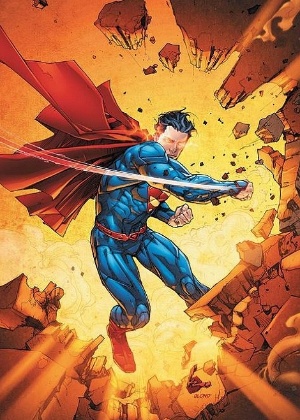 O herói Super Homem, personagem DC e que também terá mais HQ"s online - Reprodução/DC Comics