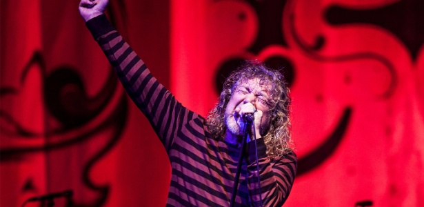 Robert Plant, ex-vocalista do Led Zeppelin, faz show no Espaço das Américas, em São Paulo, para apresentar seu novo trabalho com a banda The Sensational Space Shifters (22/10/2012) - Leonardo Soares de Souza/UOL