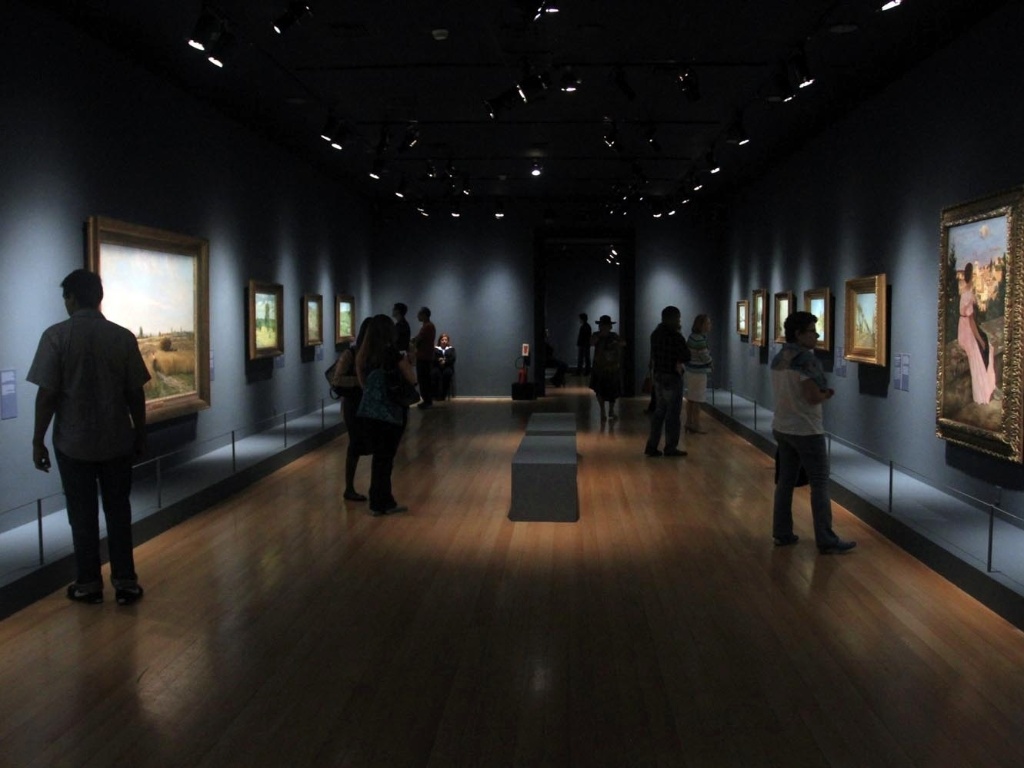 Público visita a abertura da exposição "Impressionismo" no CCBB do Rio (23/10/2012) - Ricardo Cassiano/UOL