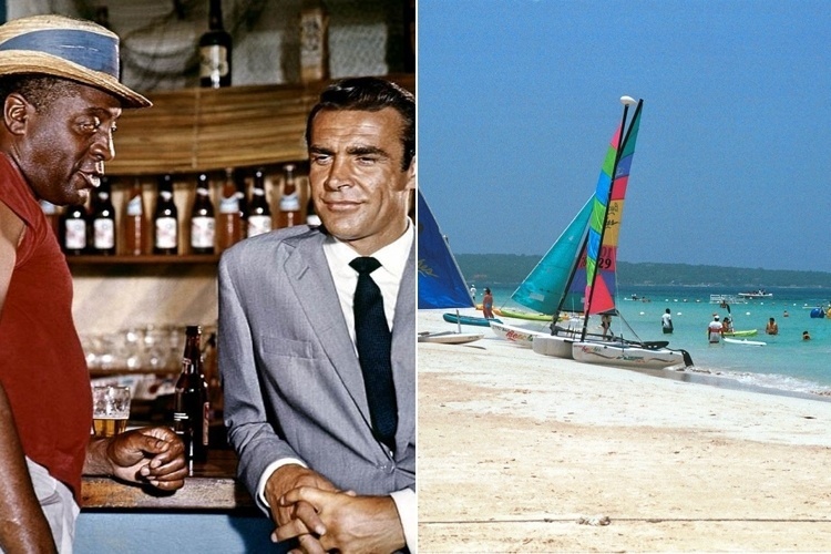 A Jamaica é cenário do primeiro filme de James Bond: o "007 Contra o Satânico Dr. No", de 1962, com Sean Connery. Foi no país que Ian Fleming escreveu a maioria das histórias de Bond e é lá que o turista pode conhecer belíssimas praias, como esta faixa de areia em Negril, no costa ocidental jamaicana