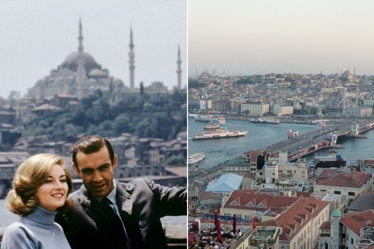 Além do novo filme da série, Istambul foi cenário de "Moscou contra 007", de 1963
