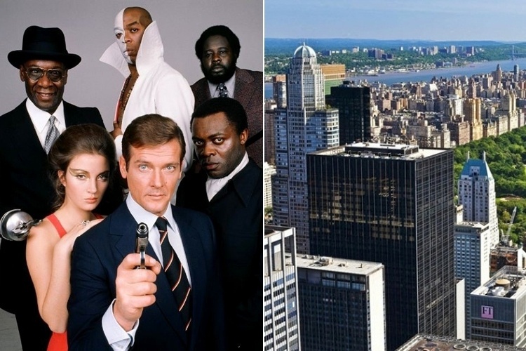 Cenário de uma infinidade de produções de televisão e cinema, Nova York não poderia ficar de fora dos filmes de James Bond: a Big Apple aparece no filme "007 - Viva e Deixe Morrer", de 1973, com Roger Moore